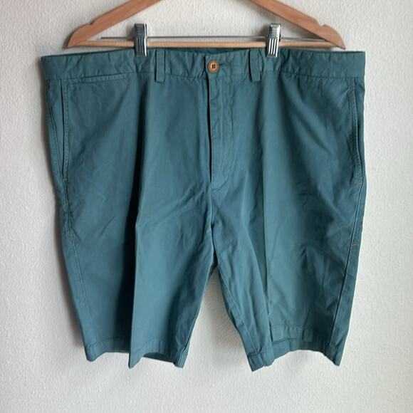 TOMMY BAHAMA Mens Pima Cotto Flat Front Chino Shorts 10 inch Size 38 - Picture 6 of 6